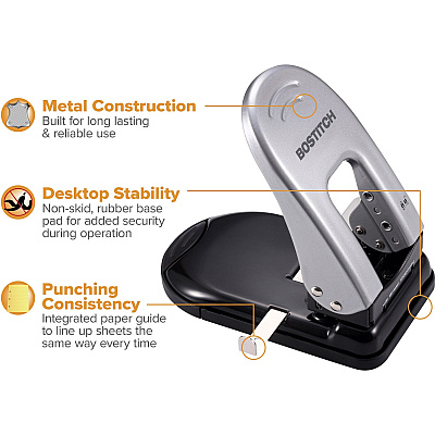 Bostitch EZ Squeeze 40 Two-Hole Punch (ACI2340)