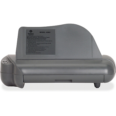 Business Source Electric Adjustable 3-hole Punch (BSN62901)