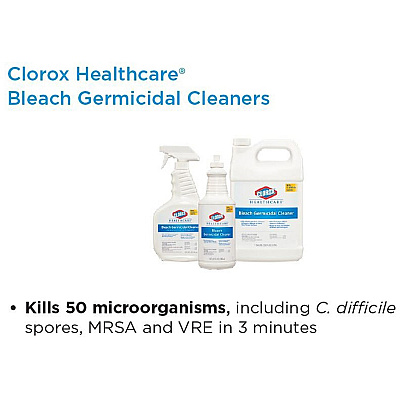 Clorox Healthcare Pull-Top Bleach Germicidal Cleaner (CLO68832)