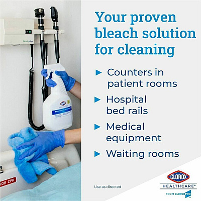 Clorox Healthcare Pull-Top Bleach Germicidal Cleaner (CLO68832)