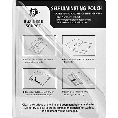 Business Source Laminating Document Pouches (BSN20860)