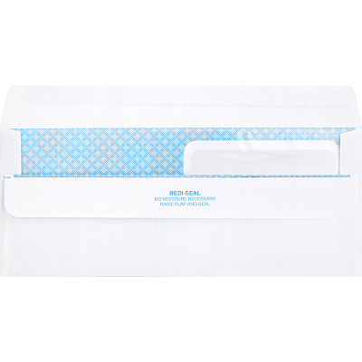 Business Source Double Window No. 8-5/8 Check Envelopes (BSN04650)