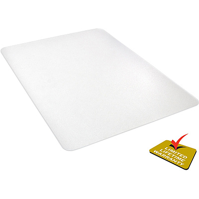 deflecto Polycarbonate Chair Mat for Hard Floors (DEFCM21442FPC)