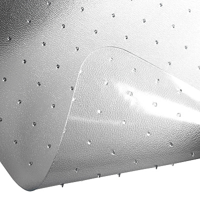 Cleartex Polycarbonate Lipped Chair Mat for Carpets over 1/2" - 35" x 47" (FLR118927LR)