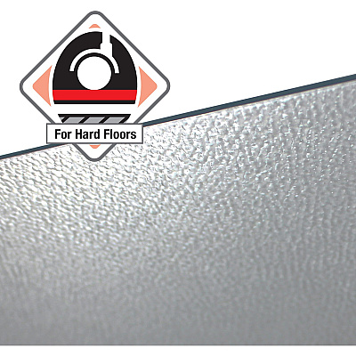 Cleartex XXL Polycarbonate Rectangular Chair Mat for Hard Floors - 60" x 79" (FLR1215020019ER)