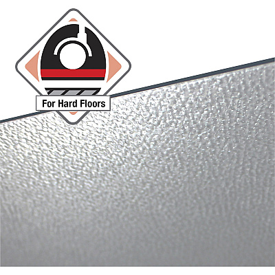Cleartex XXL Polycarbonate Rectangular Chair Mat for Hard Floors - 60" x 118" (FLR1215030019ER)