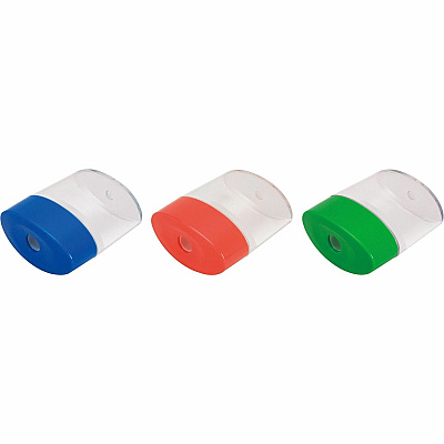 Integra Assorted Color Oval Plastic Sharpeners (ITA42850)