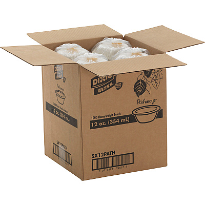 Dixie Ultra Pathways 12 oz Heavyweight Paper Bowls by GP Pro (DXESX12PATH)