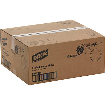 Dixie Pathways 9" Medium-weight Paper Plates by GP Pro (DXEUX9PATH)