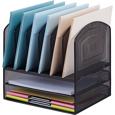 Lorell Mesh Desk Organizer (LLR37523)