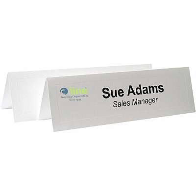 C-Line Embossed Cardstock Name Tents (CLI87587)