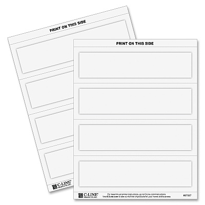 C-Line Embossed Cardstock Name Tents (CLI87587)