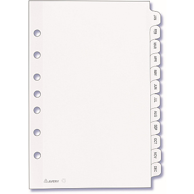 Avery Monthly Preprinted Tab Dividers (AVE11315)