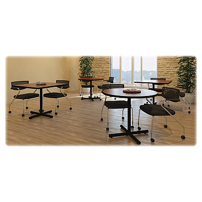 Lorell Hospitality Cafe-Height Table X-Leg Base (LLR61697)