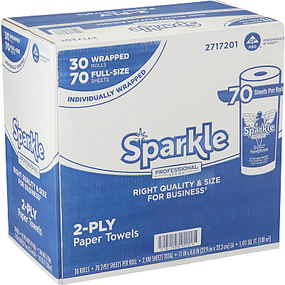 Sparkle Professional Series Paper Towel Rolls by GP Pro (GPC2717201)