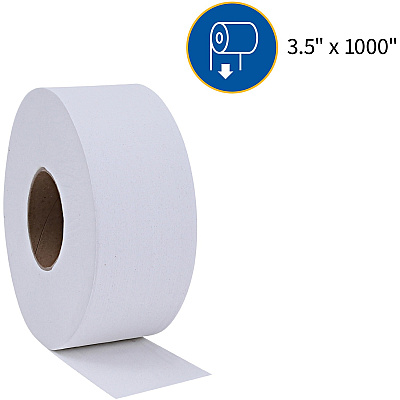 Genuine Joe Jumbo Dispenser Roll Bath Tissue (GJO2506008)