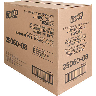 Genuine Joe Jumbo Dispenser Roll Bath Tissue (GJO2506008)