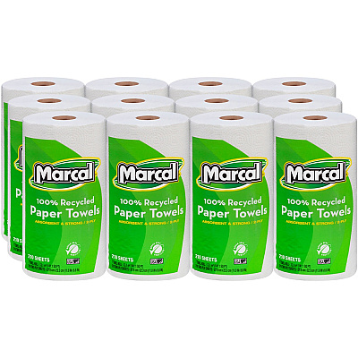Marcal 100% Recycled, Jumbo Roll Paper Towels (MRC6210)