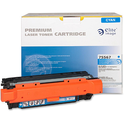 Elite Image Remanufactured Laser Toner Cartridge - Alternative for HP 504A (CE251A) - Cyan - 1 Each (ELI75567)