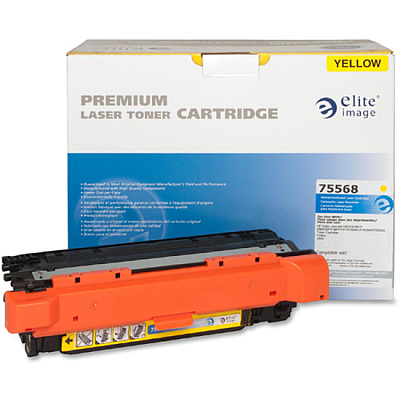 Elite Image Remanufactured Laser Toner Cartridge - Alternative for HP 504A (CE252A) - Yellow - 1 Each (ELI75568)