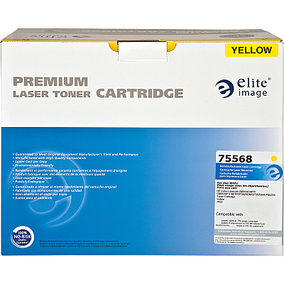Elite Image Remanufactured Laser Toner Cartridge - Alternative for HP 504A (CE252A) - Yellow - 1 Each (ELI75568)