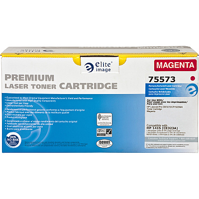 Elite Image Remanufactured Laser Toner Cartridge - Alternative for HP 128A (CE323A) - Magenta - 1 Each (ELI75573)