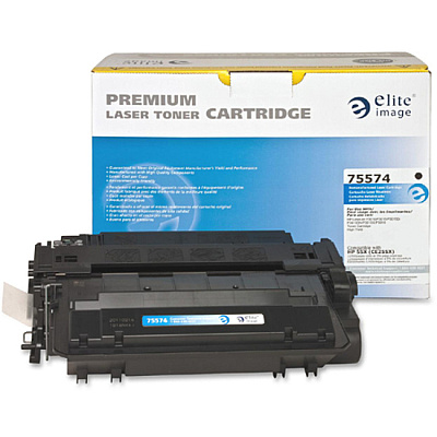 Elite Image Remanufactured Toner Cartridge - Alternative for HP 55X (CE255X) (ELI75574)