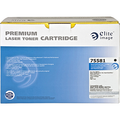 Elite Image Remanufactured High Yield Laser Toner Cartridge - Alternative for Dell 310-8395 - Black - 1 Each (ELI75581)
