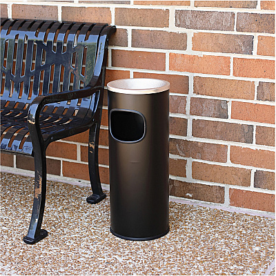 Genuine Joe Fire-safe 3-Gallon Ashtray Receptacle (GJO58884)