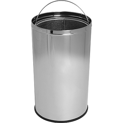 Genuine Joe Push Open Round Top Receptacle (GJO58885)