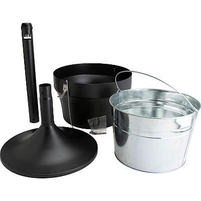 Genuine Joe 4.25 Gal Fire-safe Smoking Receptacle (GJO58891)