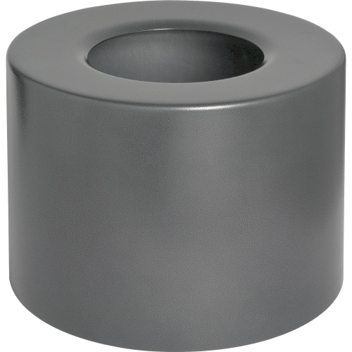 Genuine Joe Classic Cylinder Gray Waste Receptacle (58894)