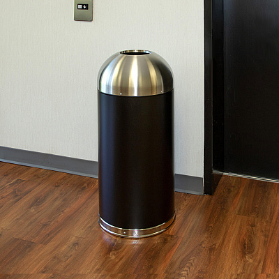 Genuine Joe 15 Gallon Dome Top Trash Receptacle (GJO58896)
