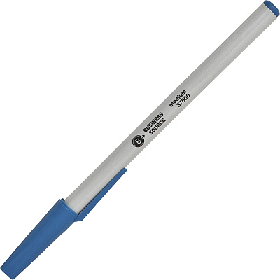 Business Source Medium Point Ballpoint Stick Pens (BSN37500)