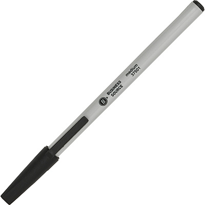 Business Source Medium Point Ballpoint Stick Pens (BSN37501)