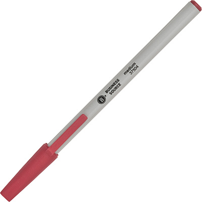 Business Source Medium Point Ballpoint Stick Pens (BSN37504)