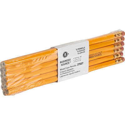 Business Source Woodcase No. 2 Pencils (BSN37507)