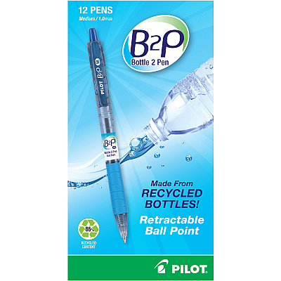 Pilot Bottle to Pen (B2P) B2P BeGreen Med Point Ballpoint Pens (PIL32801)