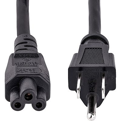 StarTech 3ft Laptop Power Cord, Nema 5-15p To C5 (PXT101NB3S3)
