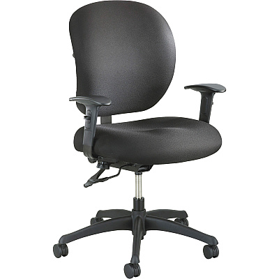 Safco Task Chair Adjustable T-Pad Arm Kit (SAF3399BL)
