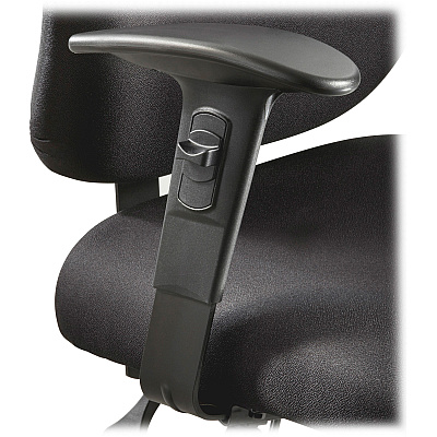 Safco Task Chair Adjustable T-Pad Arm Kit (SAF3399BL)