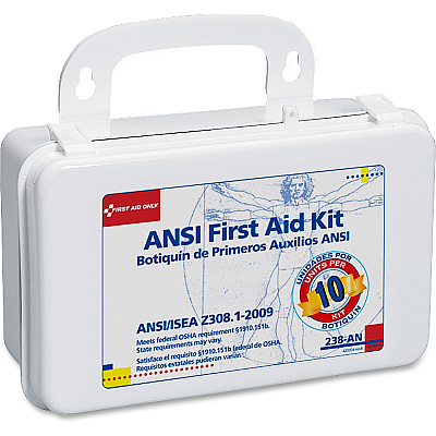 First Aid Only ANSI 10-unit First Aid Kit (FAO238AN)