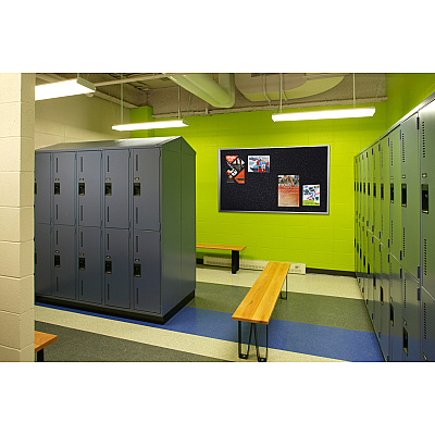 Ghent Recycled Bulletin Board with Aluminum Frame (ATR45CF)