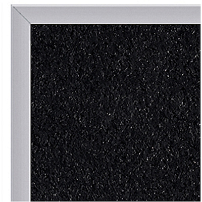 Ghent Recycled Bulletin Board with Aluminum Frame (ATR410BK)
