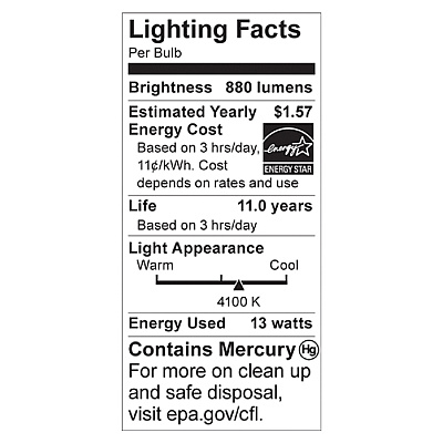Satco T2 13-watt Mini Spiral CFL Bulb (SDNS7218)