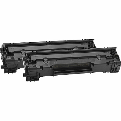 HP 78A 2-pack Black Original LaserJet Toner Cartridges (HEWCE278AD)