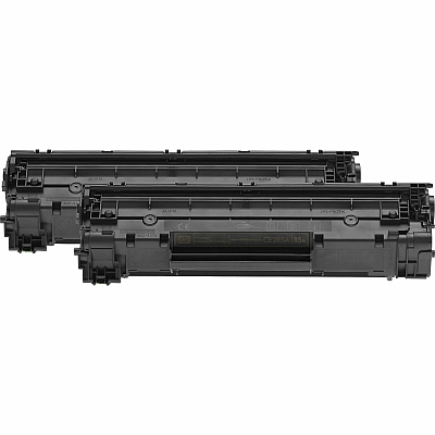 HP 85A 2-pack Black Original LaserJet Toner Cartridges (HEWCE285AD)