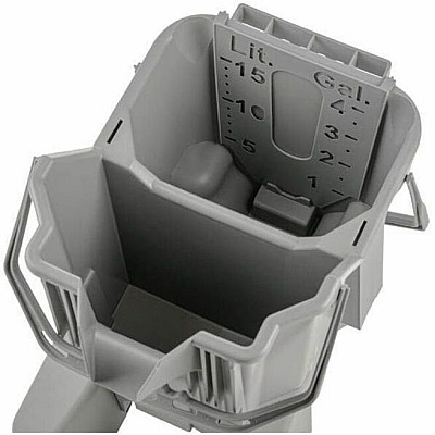Unger SmartColor Dual-Compartment Mop Bucket (COMBG)