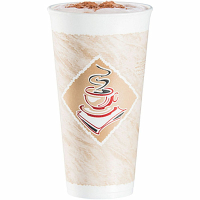 Dart 20 oz Cafe G Design Insulated Foam Cups (DCC20X16G)