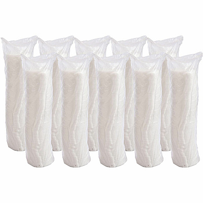 Dart Lift-n-Lock Coffee Cup White Lids (DCC10FTL)